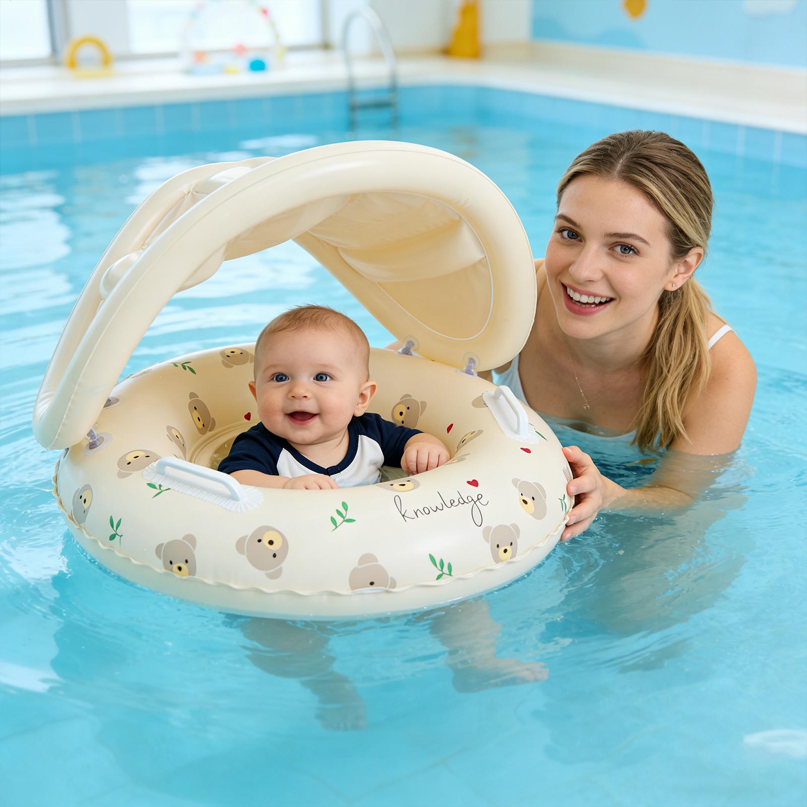 Baby Swimming Floater - Dmuchane kółko do pływania dla niemowląt