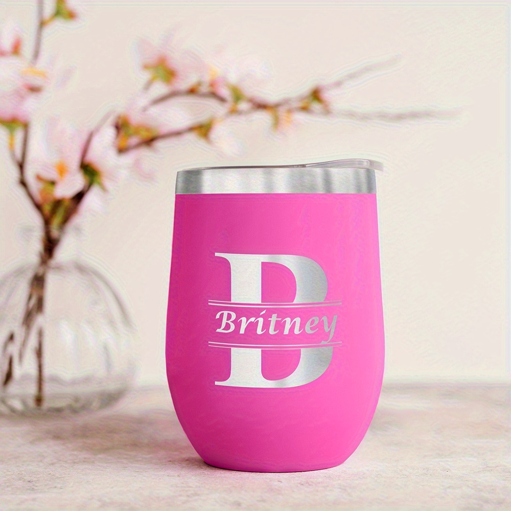 Portable Bottle Warmer - Spersonalizowany kielich na wino z monogramem,