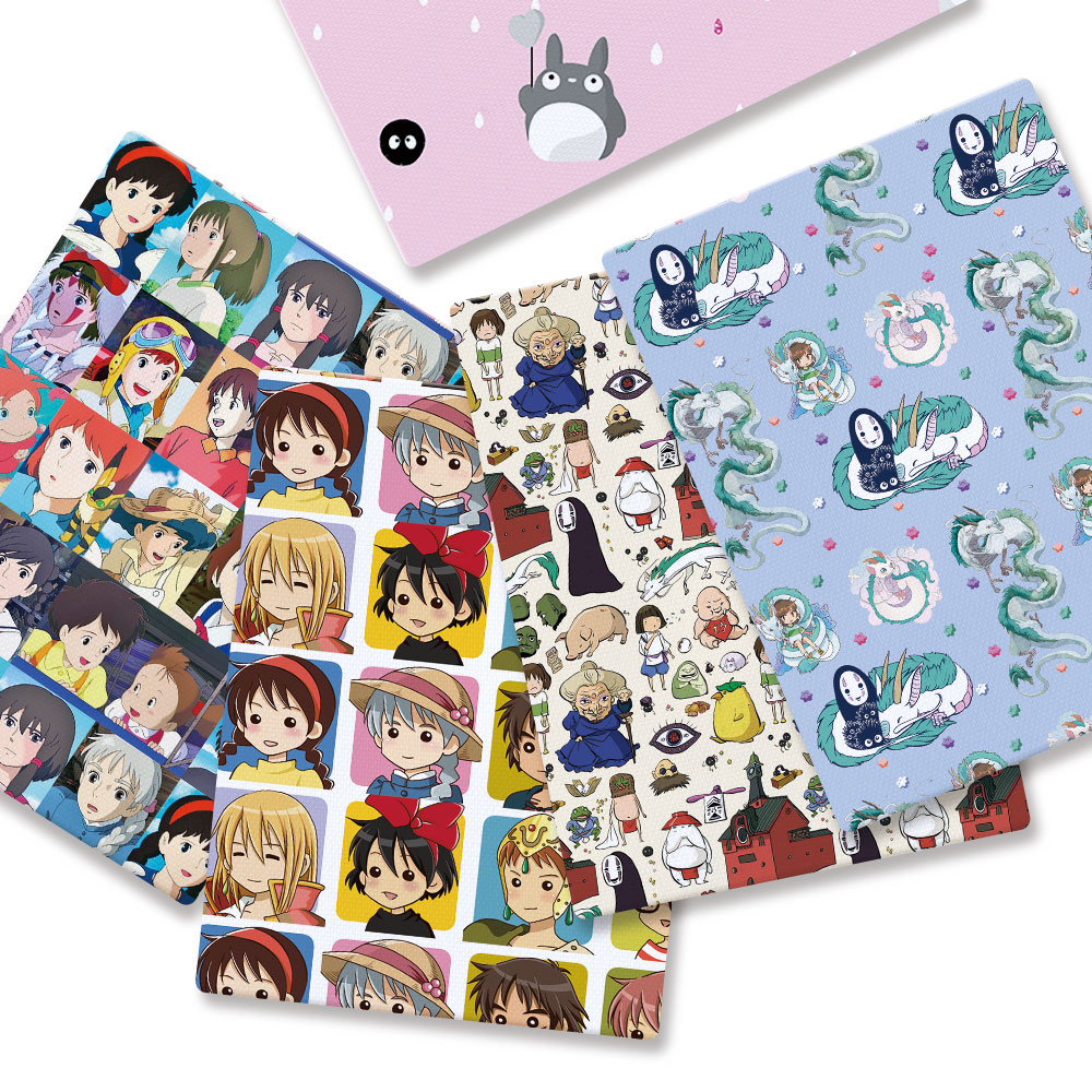 Baby Products Japan - Tkanina z kreskówek gorąca DIY140*50cm ręcznie