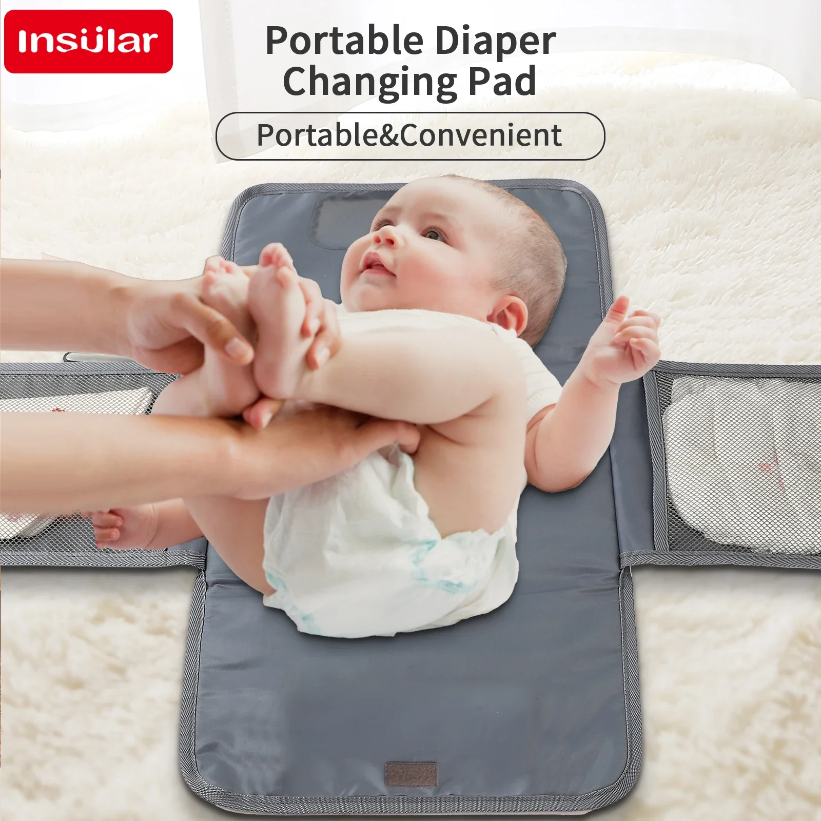 Baby Products Mothercare - INSULAR Mata do przewijania niemowląt, składana,