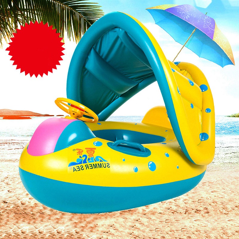 Dmuchany koło do pływania dla  – Baby Swimming Floater recenzja i cena