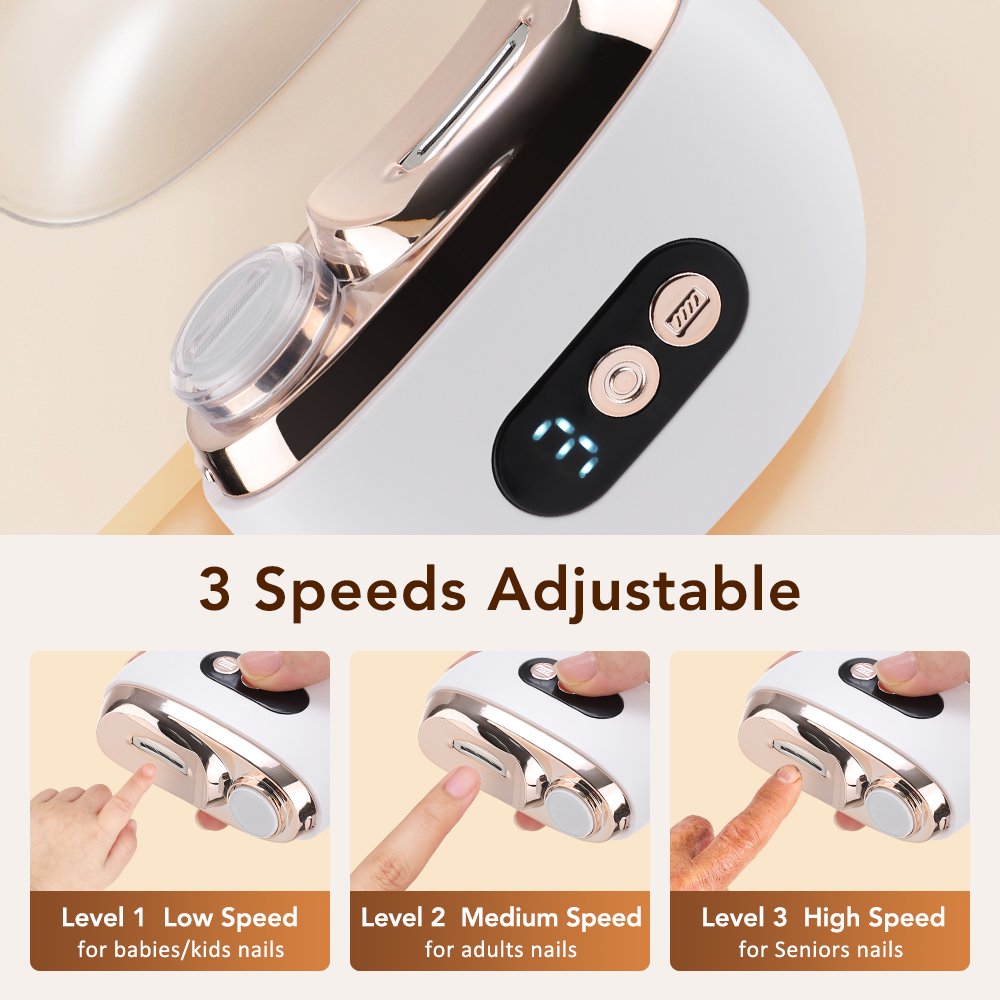Nowa Elektryczna Obcinaczka do – Baby Nail Trimmer Electric recenzja i cena